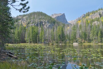 Dream Lake at Rock Mountains