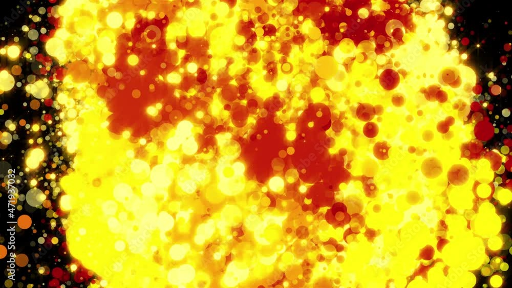 Poster bright starry 3d render of burst of energy with movement of circular glowing textures. magic firewor