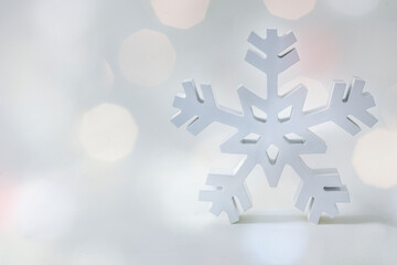 christmas background with snowflakes