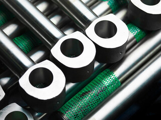 Machined tail pins for railway application