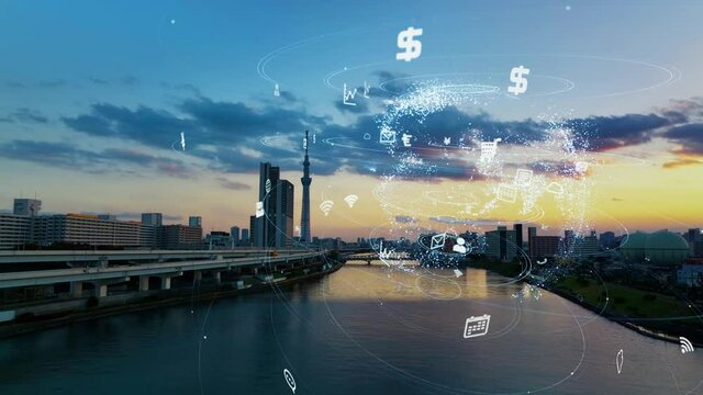 都市とネットワーク　DX　IoT