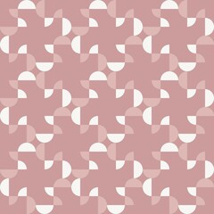 Rounded abstract seamless pattern - accent for any surfaces.