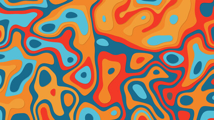 Orange Warm Cut Paper