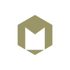M house logo design