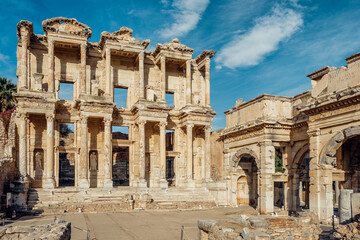 Fototapeta premium Celsus Library in ancient city Ephesus, Turkey