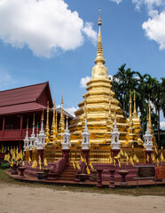 Within Wat Pan-Tao is a Buddhist temple in Chiang Mai province northern of Thailand.