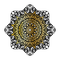 beautiful mandala in the stars.