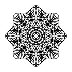 beautiful mandala in the stars.