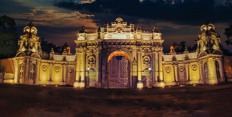 Dolmabahçe Palace, which was founded in the eastern Roman period
