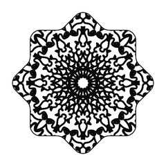 beautiful mandala in the stars.