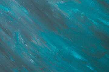 abstract grunge background: rough linen canvas thickly coated with dark tinted primer, short focus, blur. Temporary object.