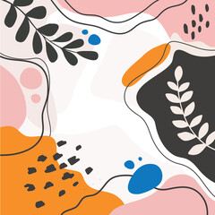 Color splash abstract background for design.Template banner and cover for social media ad, template special promo new arrival sale.