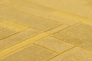 ぼかした金色のテーブルクロス