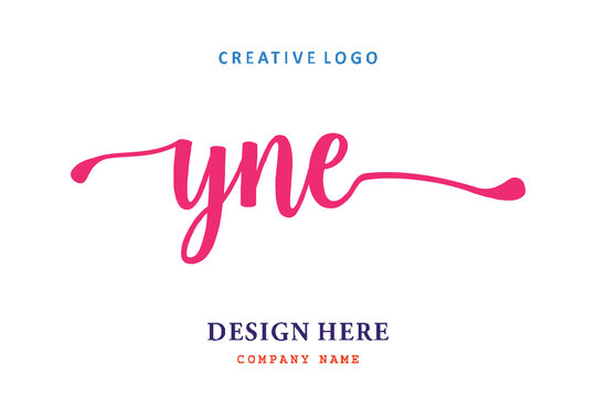 YNE lettering logo is simple, easy to understand and authoritative