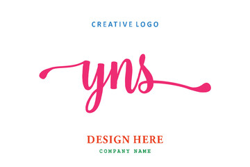 YNS lettering logo is simple, easy to understand and authoritative
