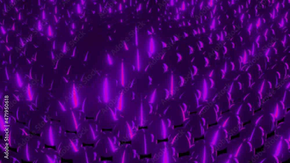 Poster fields of energy 3d render batteries accumulating plasma charges. planetary defense system with rows