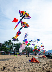 Pattaya Kite Festival 2021, November 26, 2021 Pattaya City Thailand   
