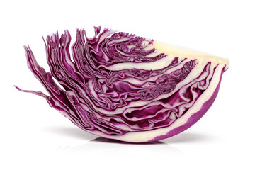 Fototapeta premium red cabbage isolated on white background