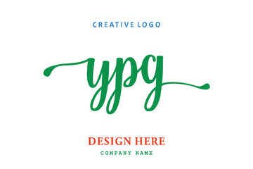 YPG lettering logo is simple, easy to understand and authoritative