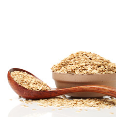 scattered rolled oats