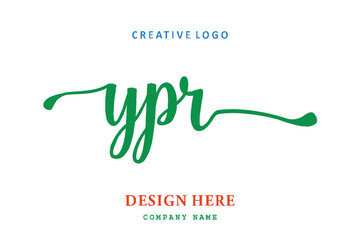 YPR lettering logo is simple, easy to understand and authoritative