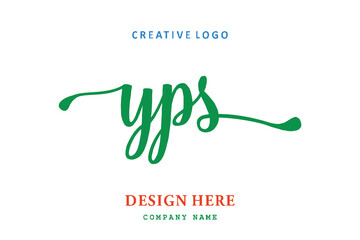 YPS lettering logo is simple, easy to understand and authoritative