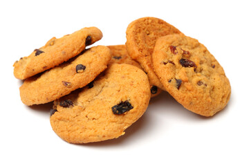 Cookies on a white background