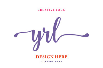 YRL lettering logo is simple, easy to understand and authoritative