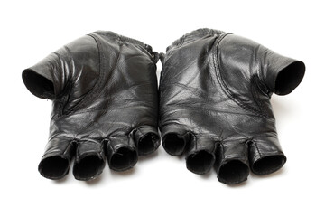 woman gloves isolated on white background 