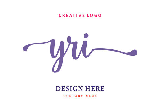 YRI lettering logo is simple, easy to understand and authoritative