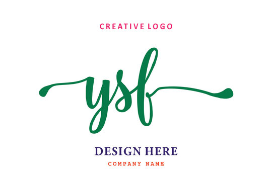YSF lettering logo is simple, easy to understand and authoritative