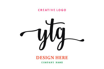 YTG lettering logo is simple, easy to understand and authoritative