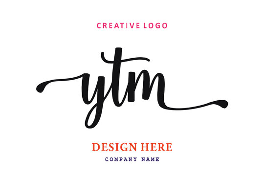 YTM lettering logo is simple, easy to understand and authoritative