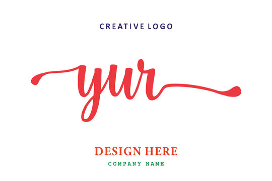 YUR lettering logo is simple, easy to understand and authoritative