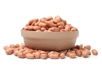 Peanut kernel isolated on white background