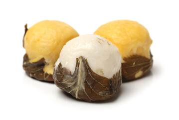 Sticky Rice Cake on white background