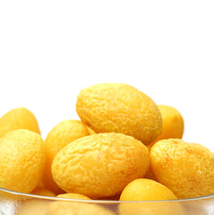 olives on white background 