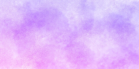 Abstract pastel watercolor hand painted background texture. Purple color gradient handmade illustration. Aquarelle paint paper textured canvas for text design. 