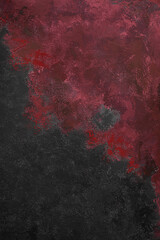 Black and red hand-painted background texture