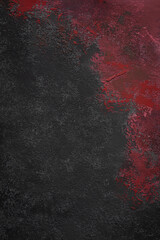 Black and red hand-painted background texture