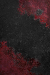 Black and red hand-painted background texture