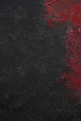 Black and red hand-painted background texture