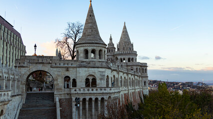 Obraz premium The Fisherman's Bastion in November