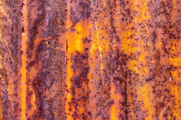 Abstract texture of rusty metal