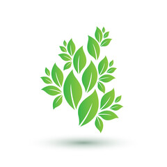 green leaf bunch vector Leaf Nature Pattern