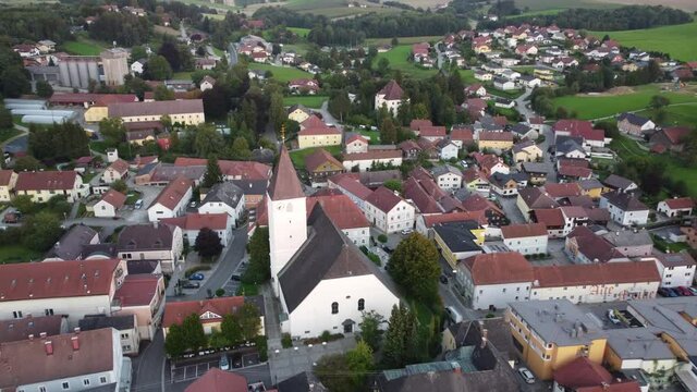 Raab, Upper Austria- Town Centre Aerial