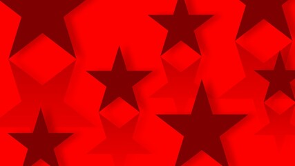 elegant abstract red background, with dark red star pattern. modern geometry background