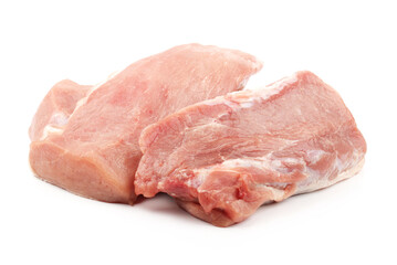 Pork Tenderloin on the white background