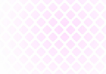 Soft Pink and White Rhombus Pattern Vector Background