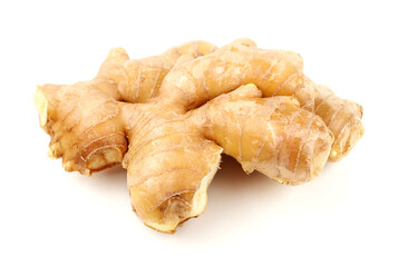 ginger on white background.